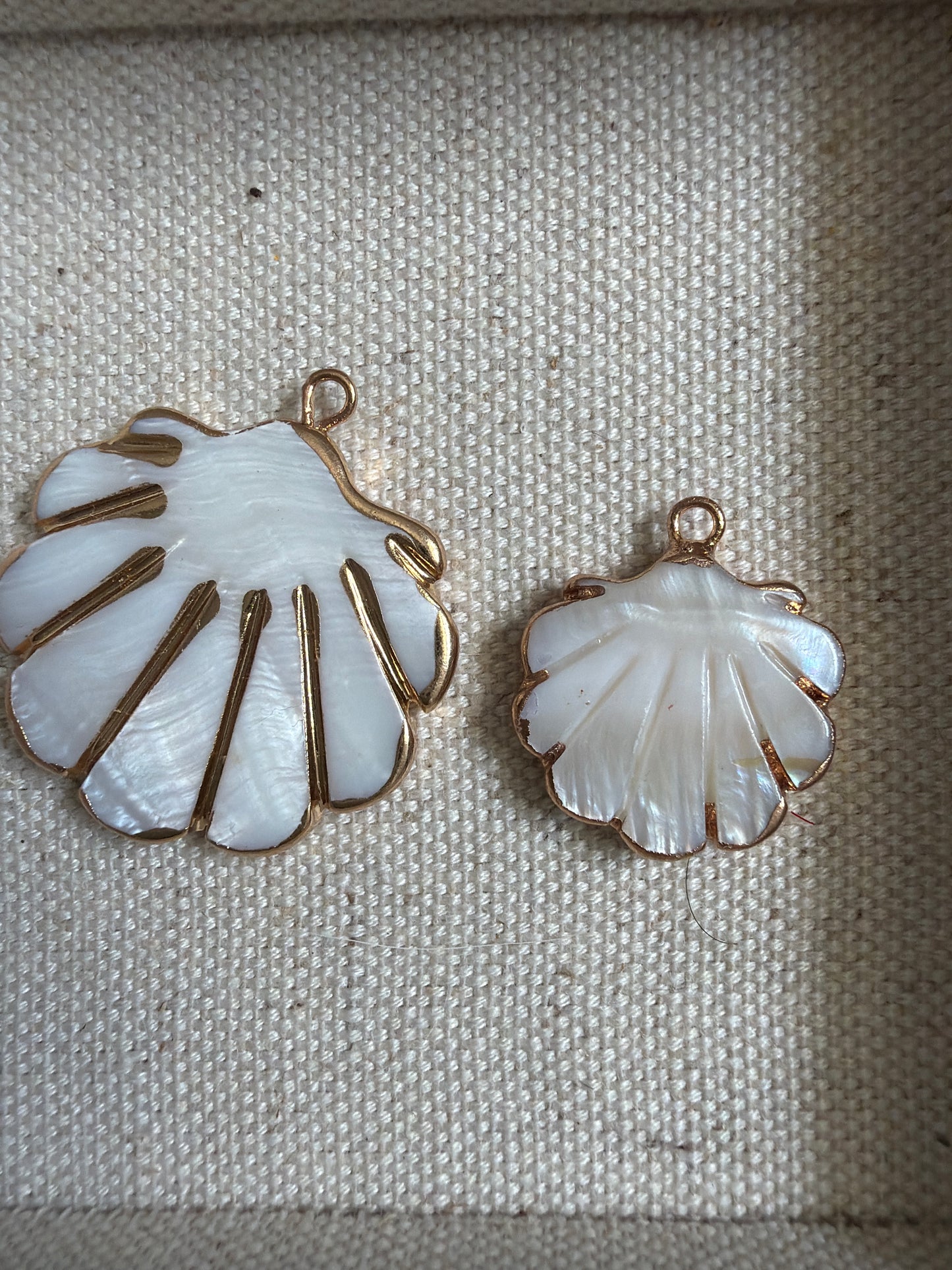 Opal Shell Charm