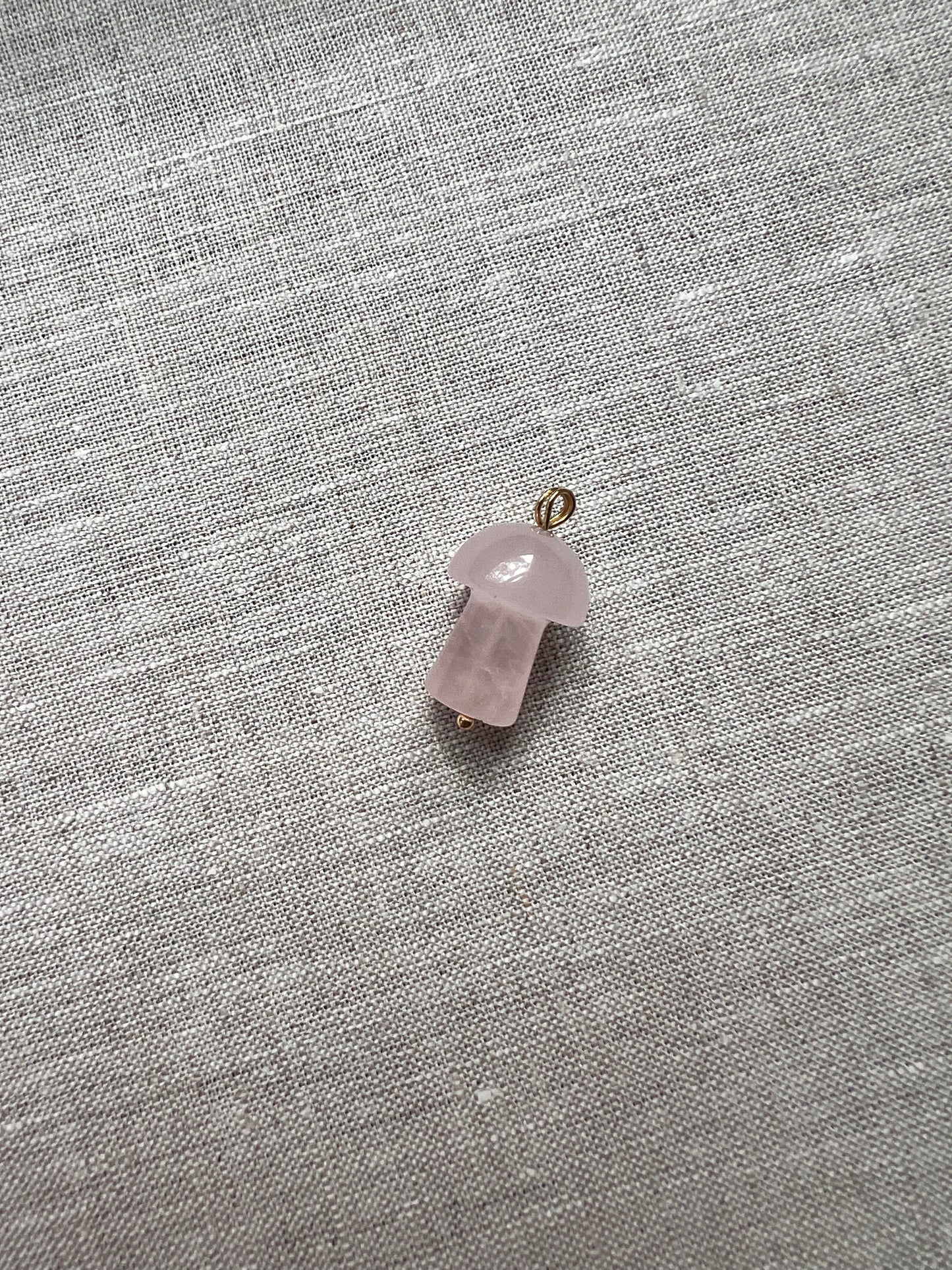 Gemstone Mushroom Charm