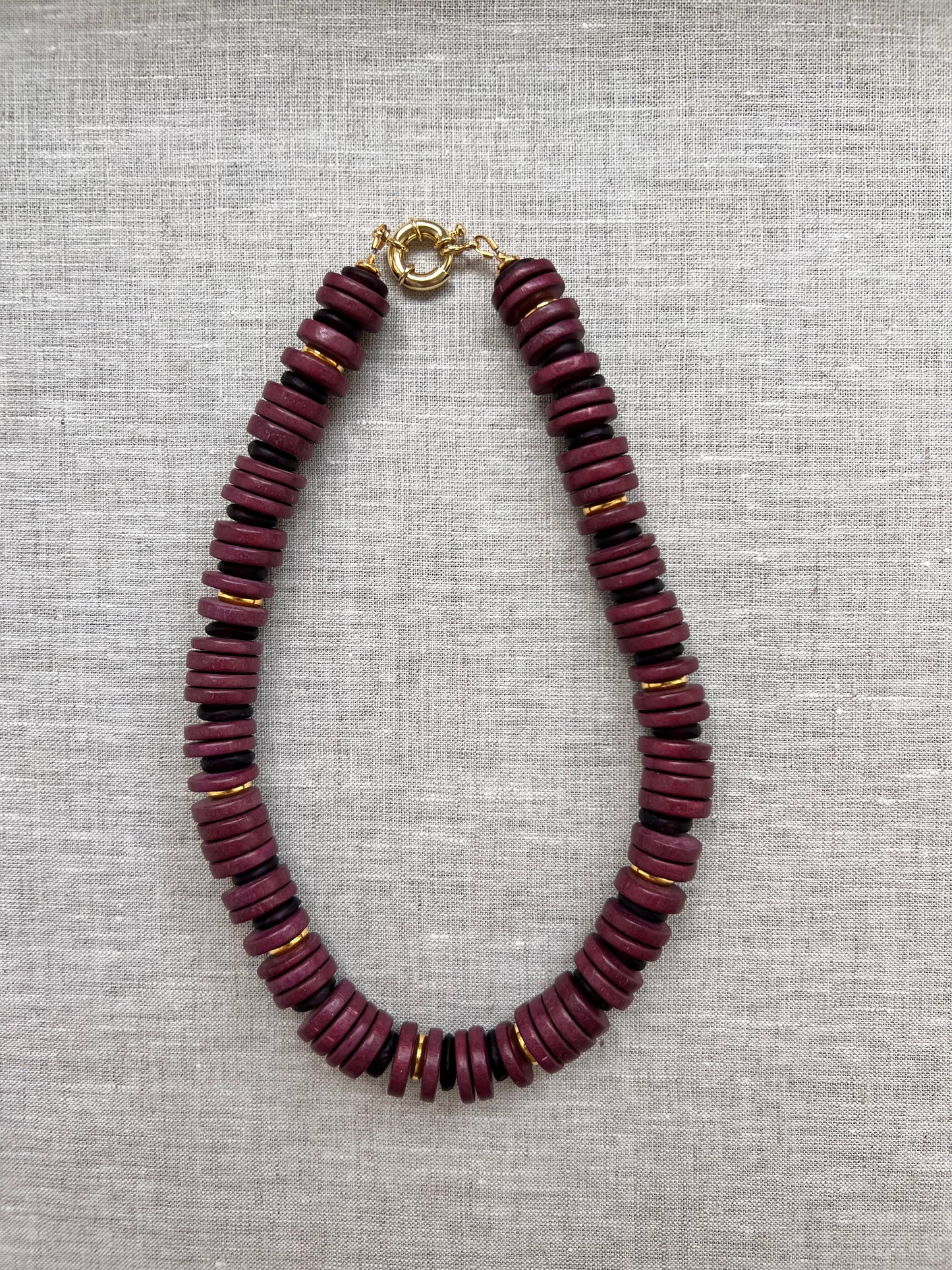 Garnet Game Day Necklace