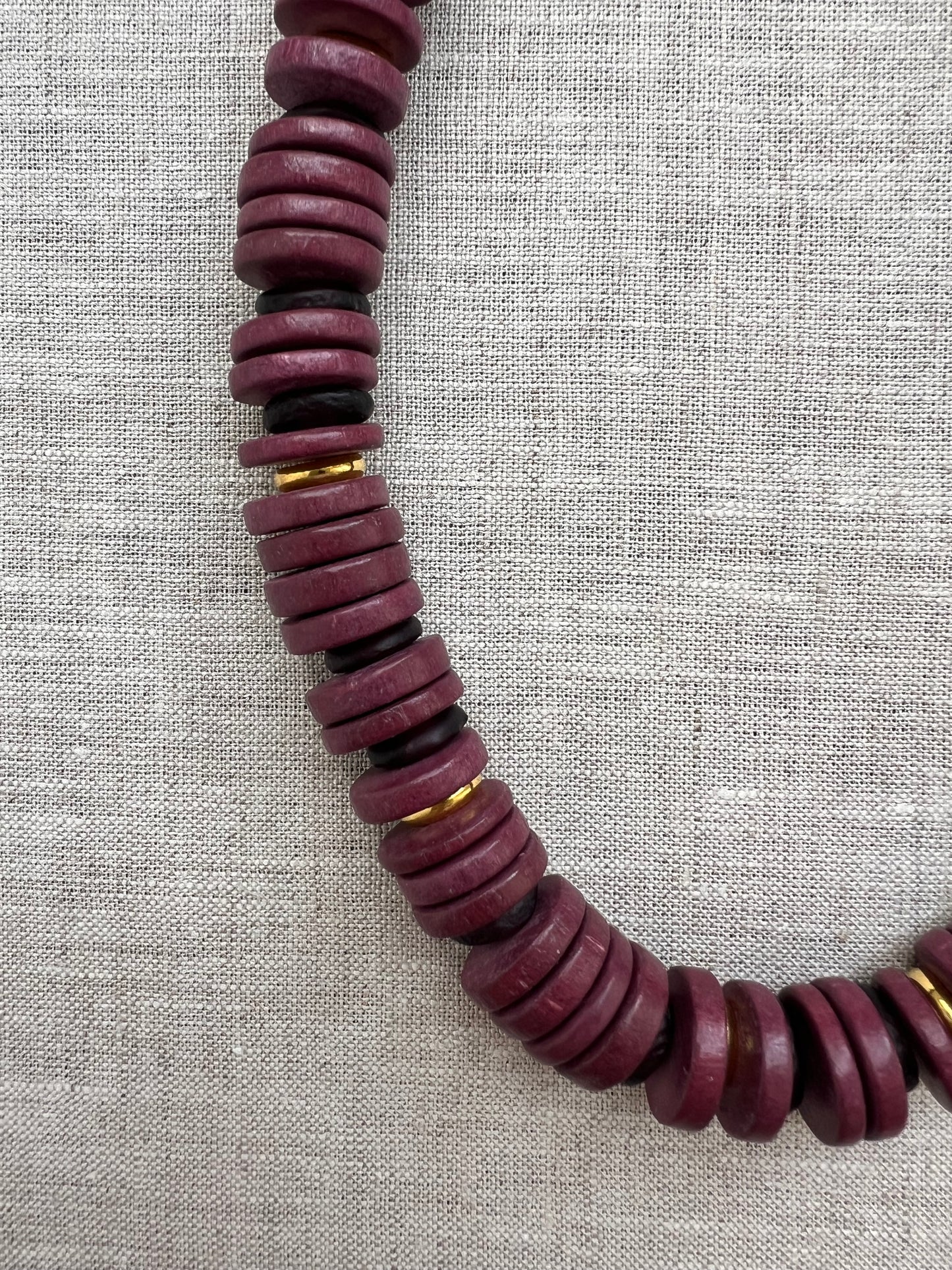 Garnet Game Day Necklace