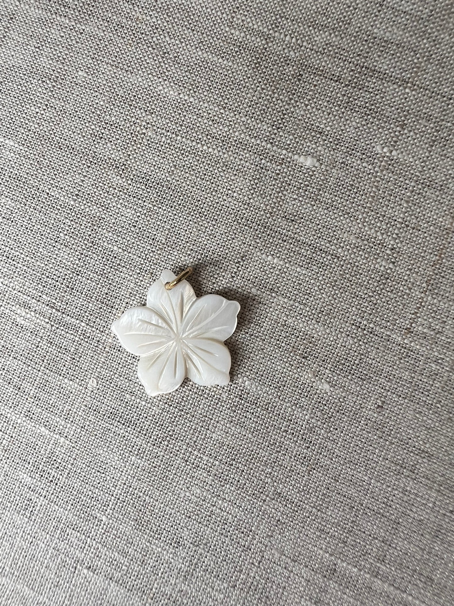 Shell Flower Charm