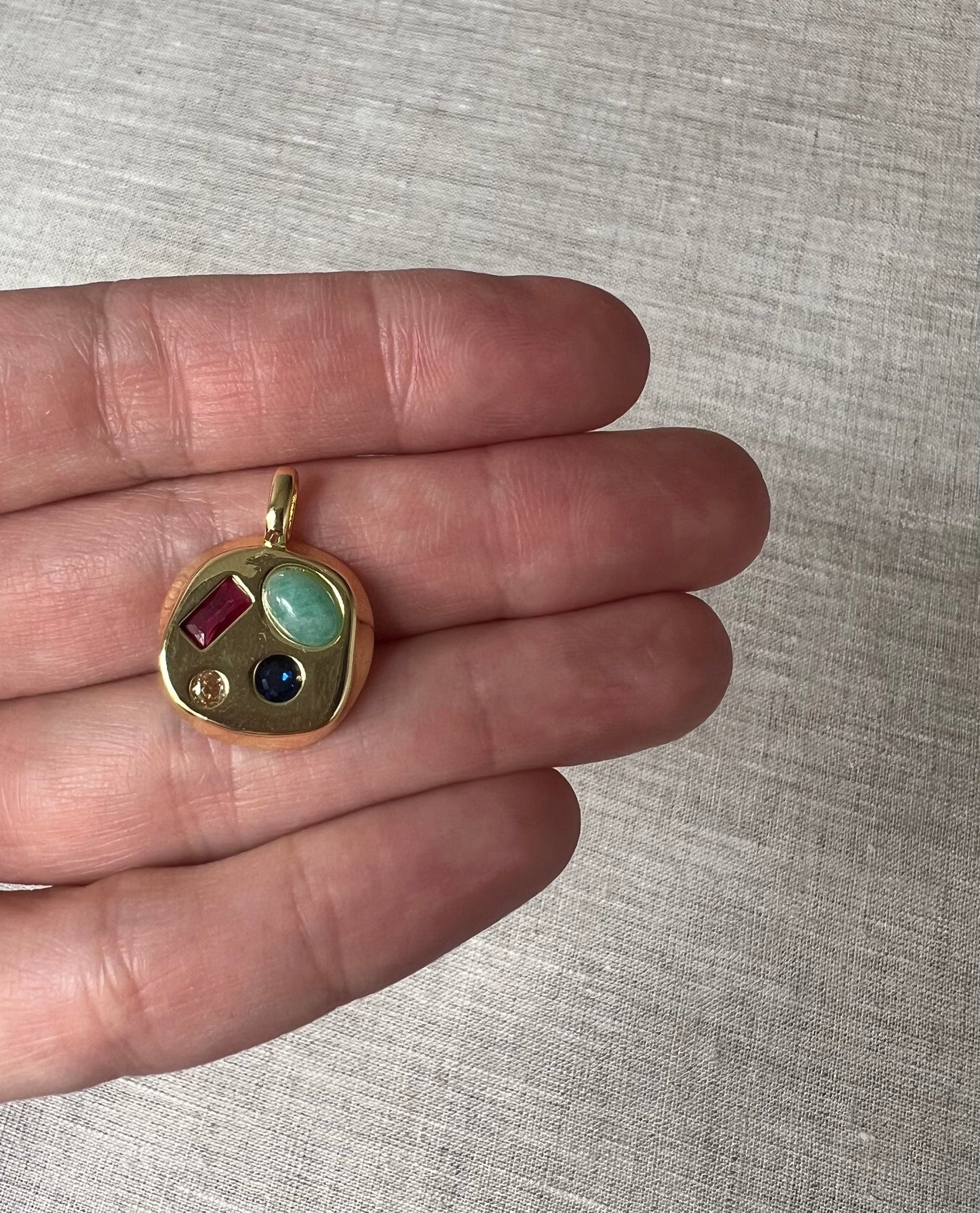 Mosaic Disc Charm