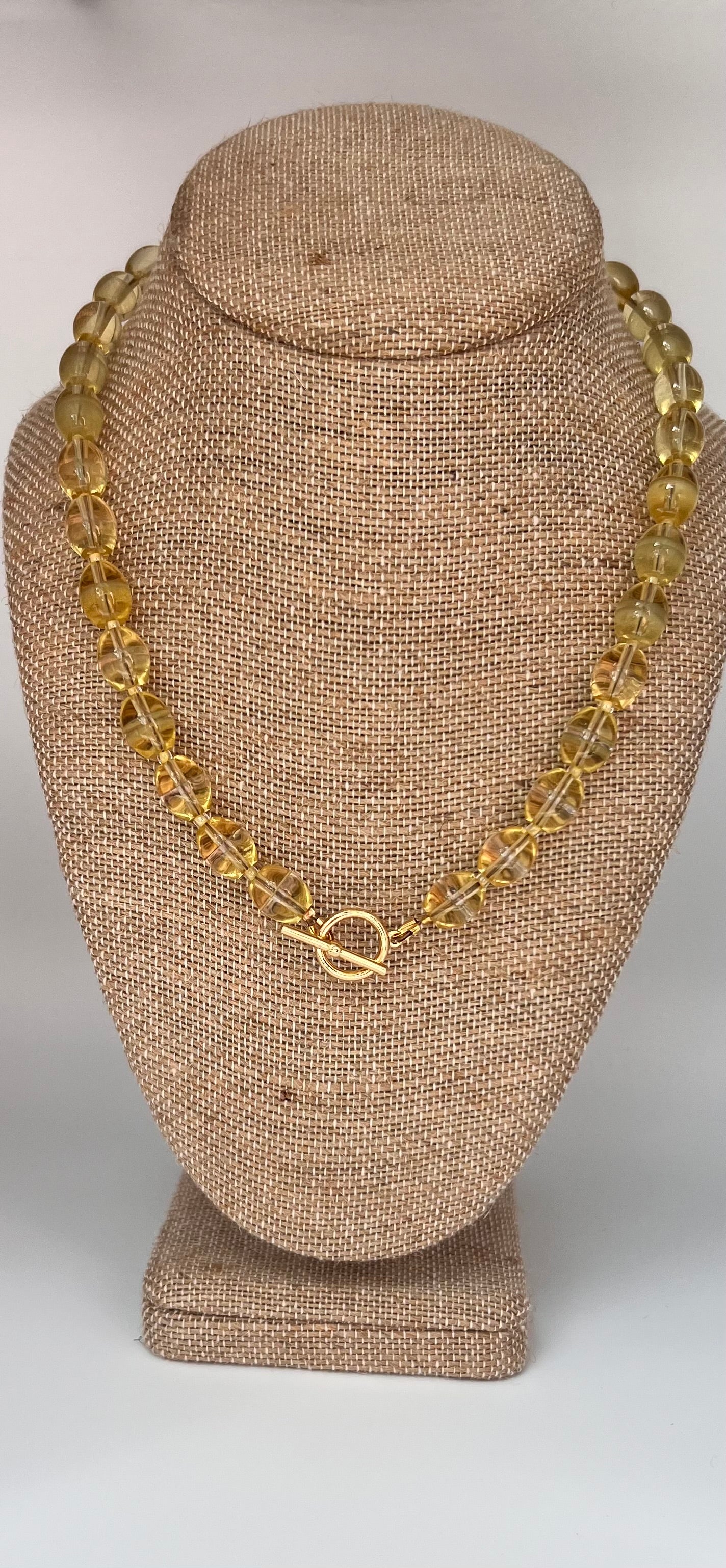 Citron Toggle Necklace