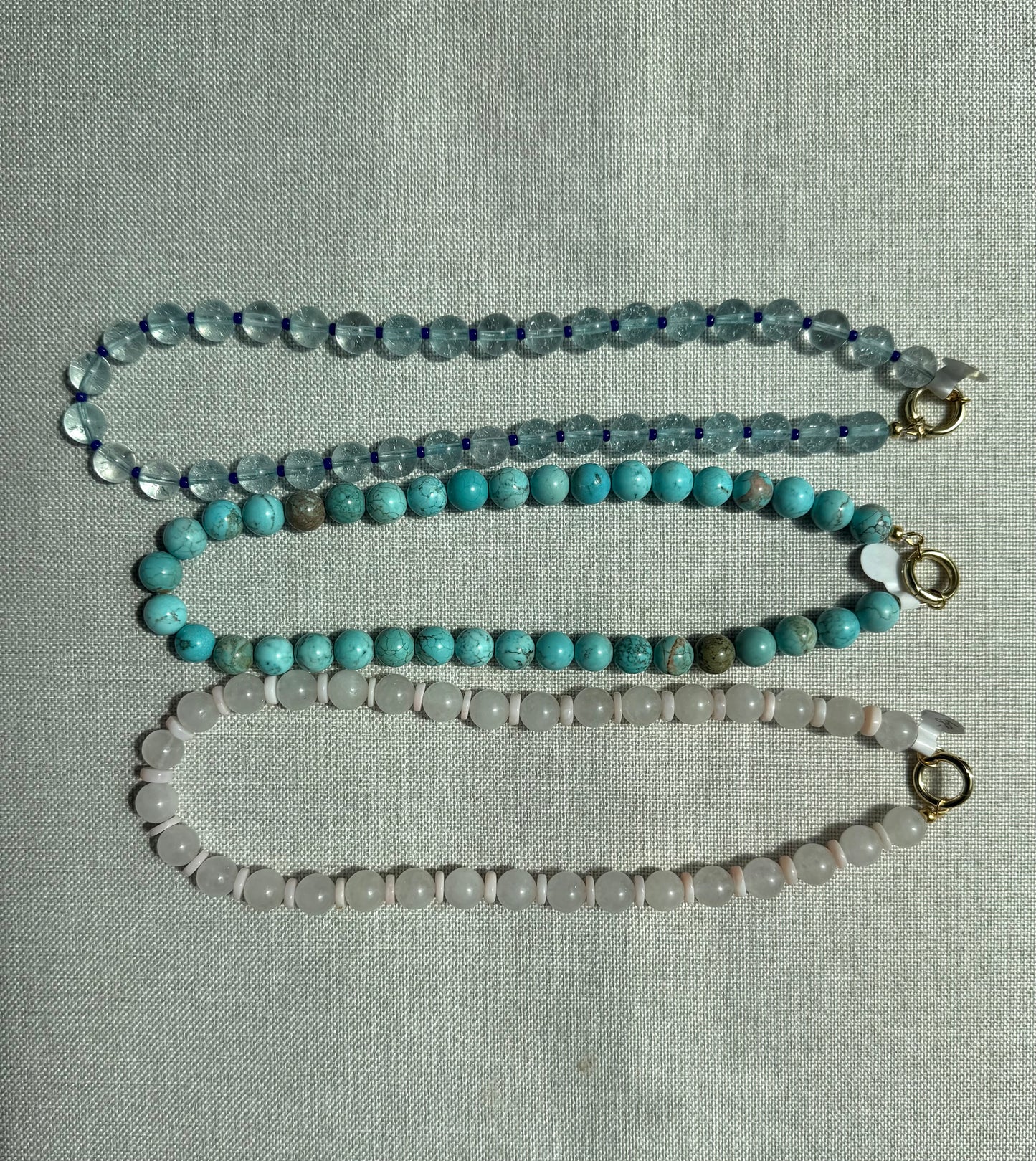 Round Gemstone Necklace