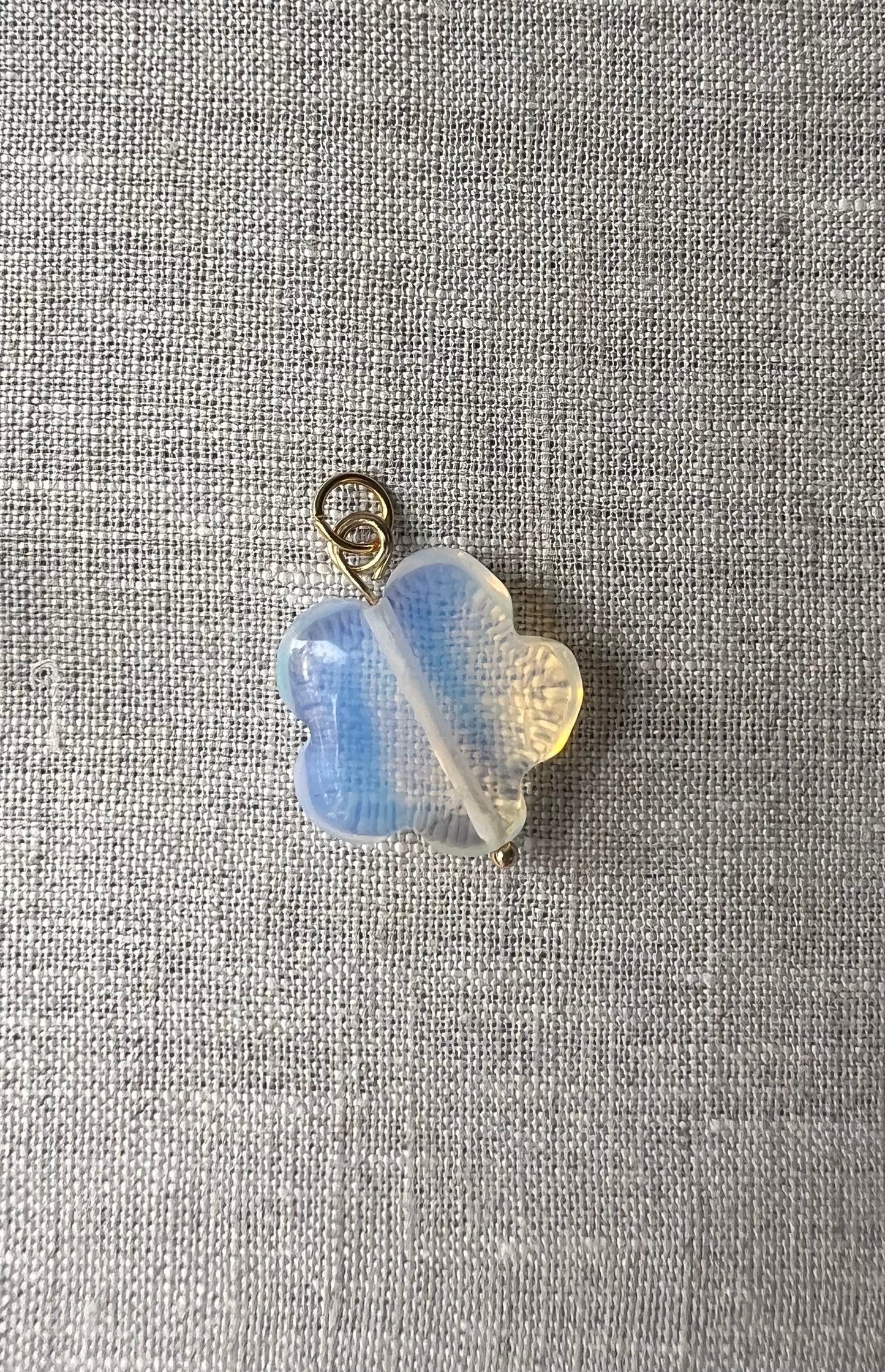 Opalite Flower Charm
