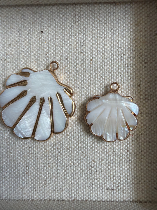 Opal Shell Charm