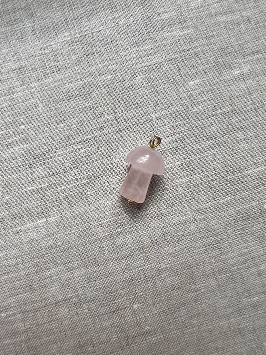 Gemstone Mushroom Charm