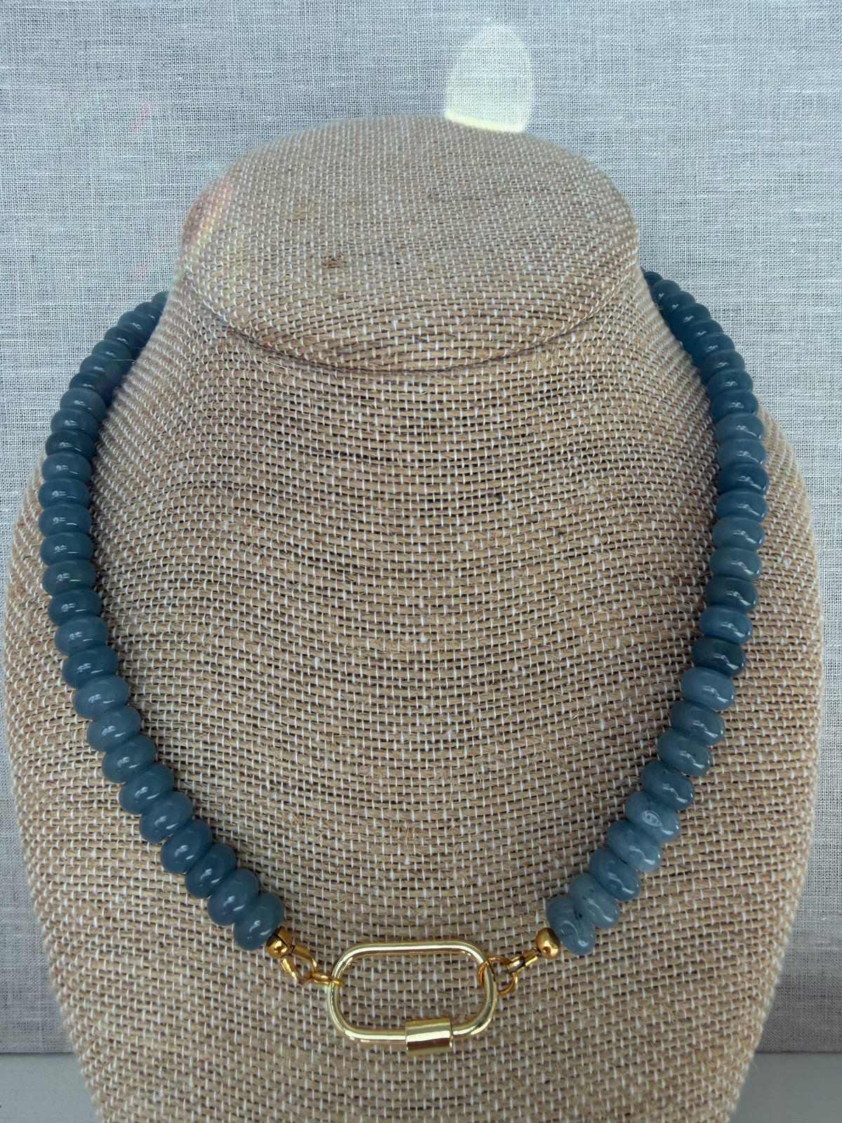 Slate Blue Candy Necklace