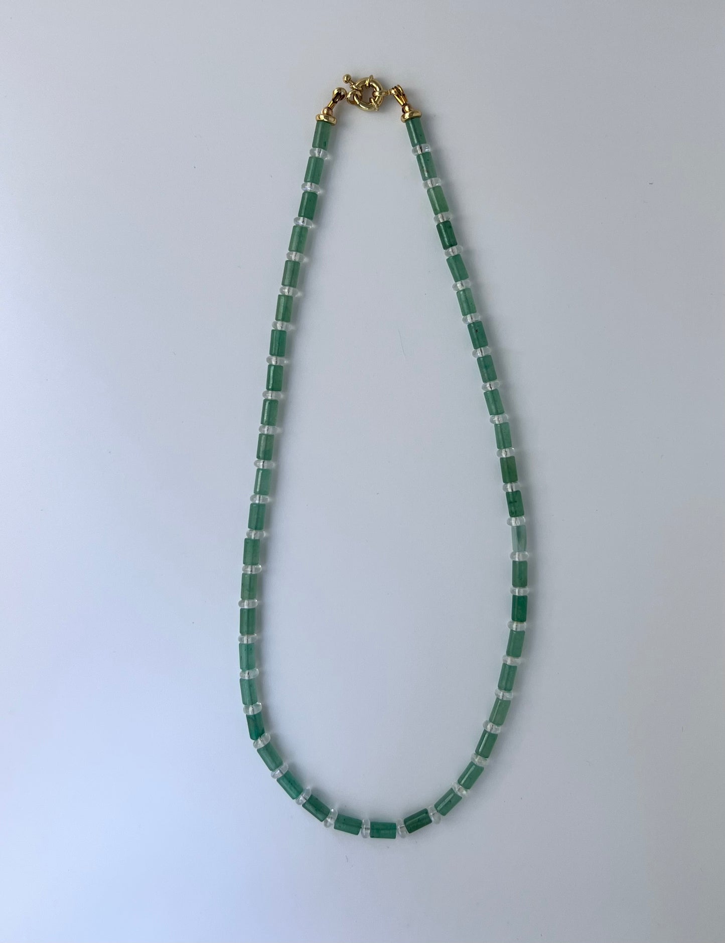 Sage Tube Necklace