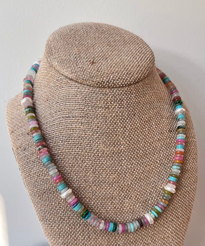 Multicolor Disc with Pearl Spacers