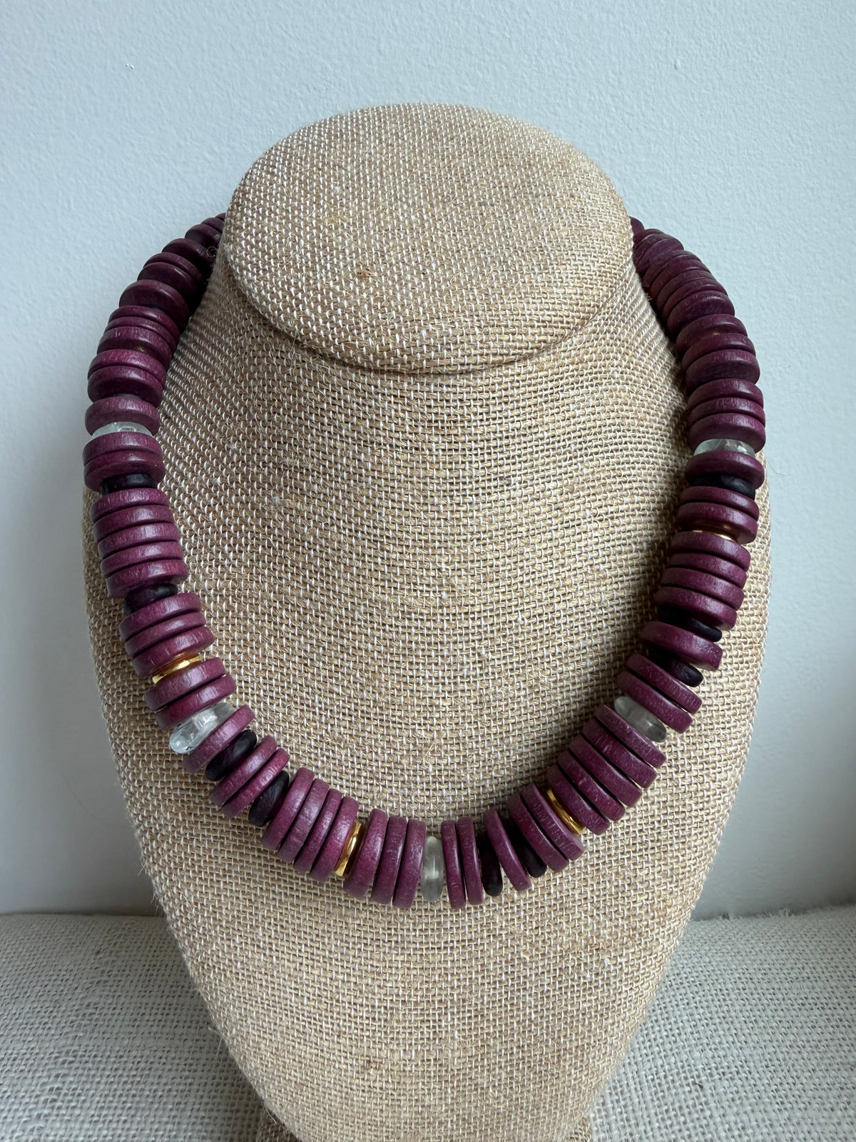 Garnet Chunk Necklace