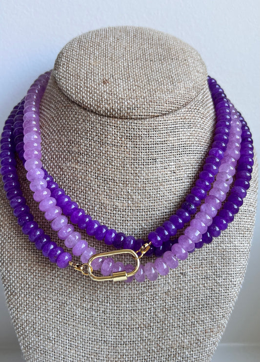 Purple Candy Necklace