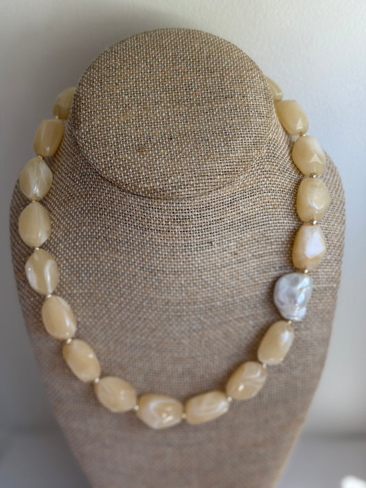 Birdie Pearl Necklace