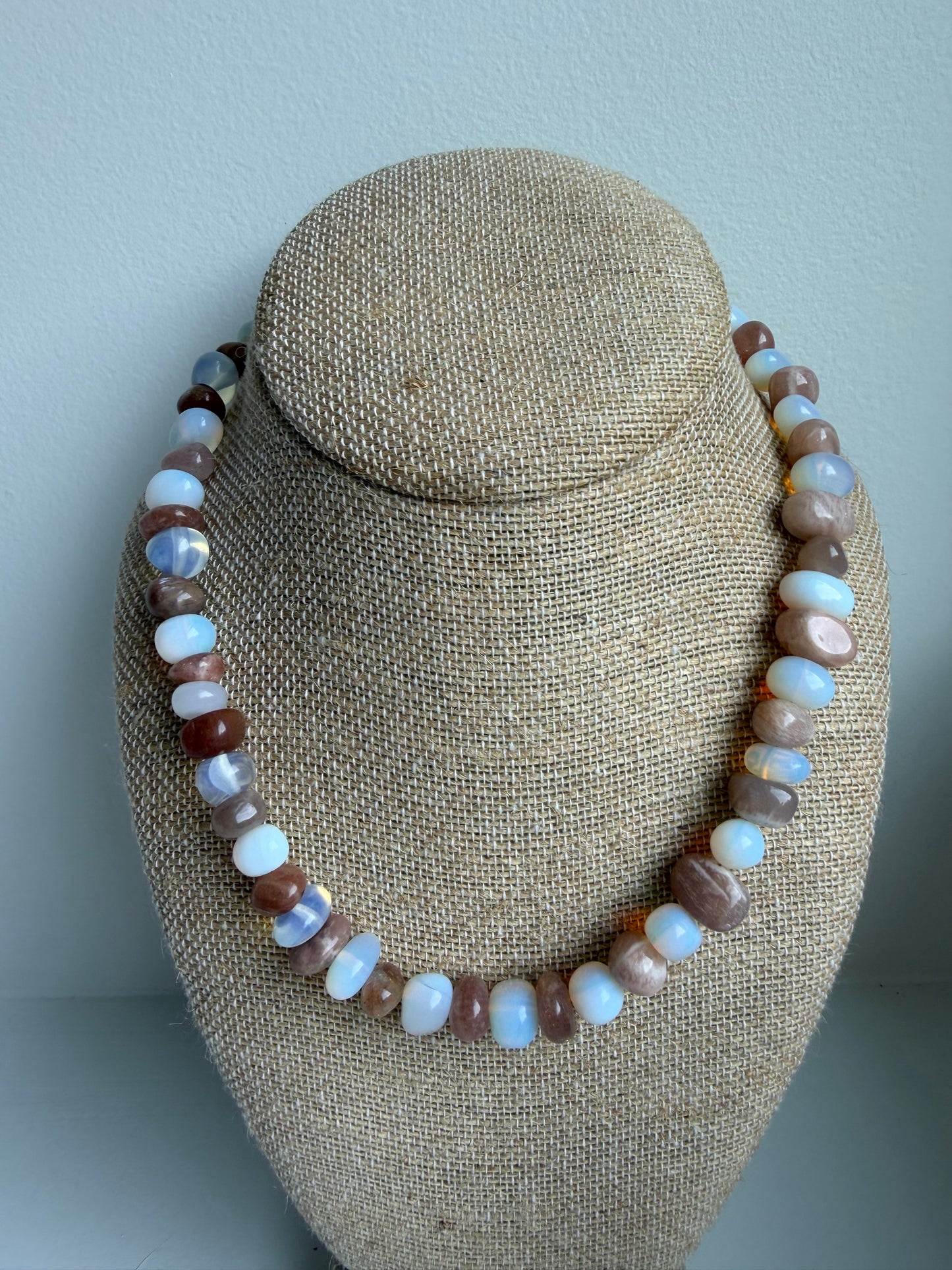 Rose Moonstone Necklace