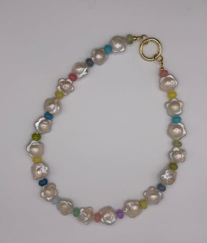 Pearl Flower Necklace