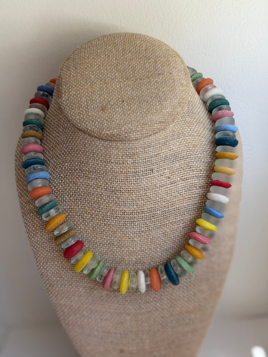 Confetti Sea Glass Necklace