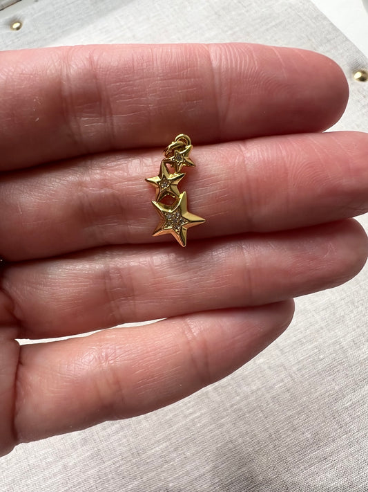 Star Trio Charm