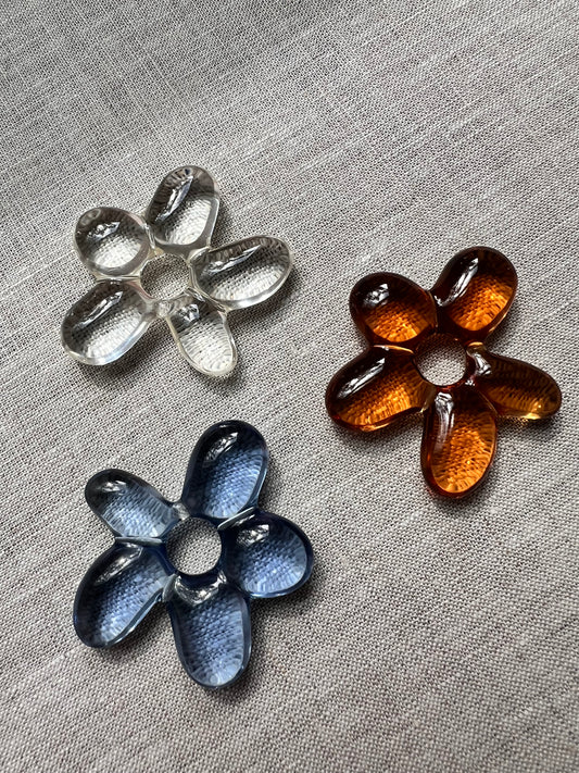 Large Resin Flower Charm