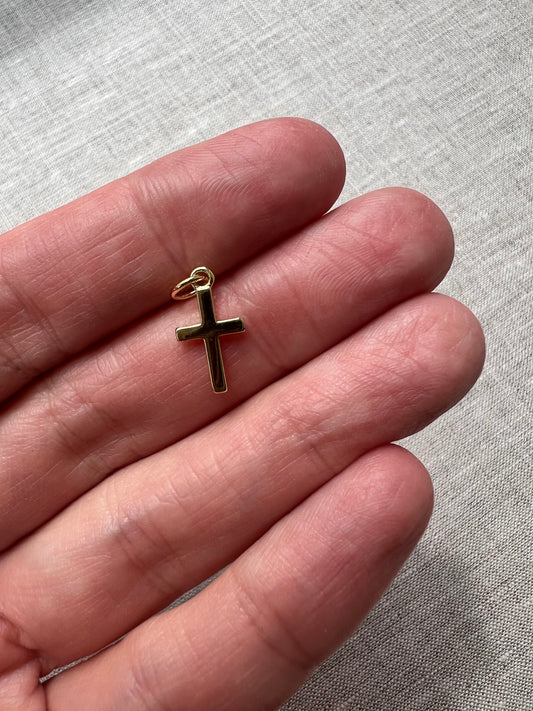Small Cross Charm