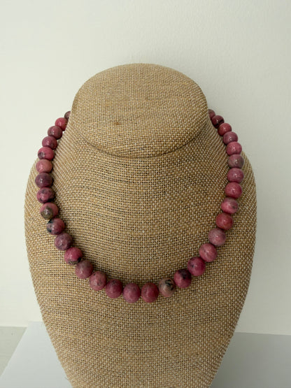 Round Gemstone Necklace