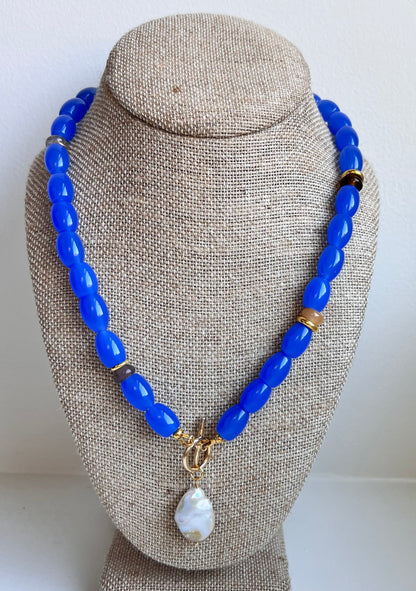 Cerulean Charm Necklace
