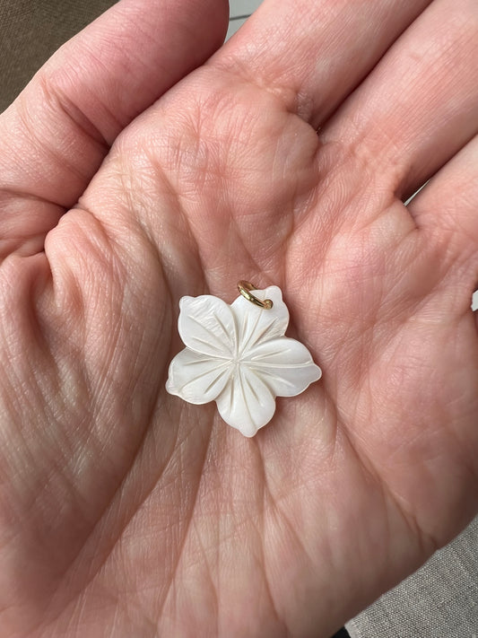Shell Flower Charm