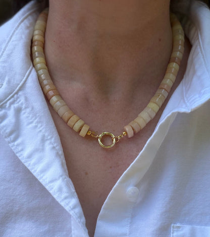 Heishi Gemstone Necklace
