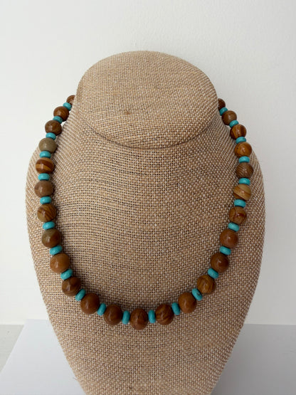 Round Gemstone Necklace