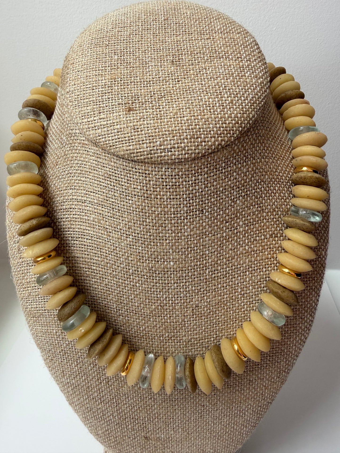 Auger Sea Glass Necklace