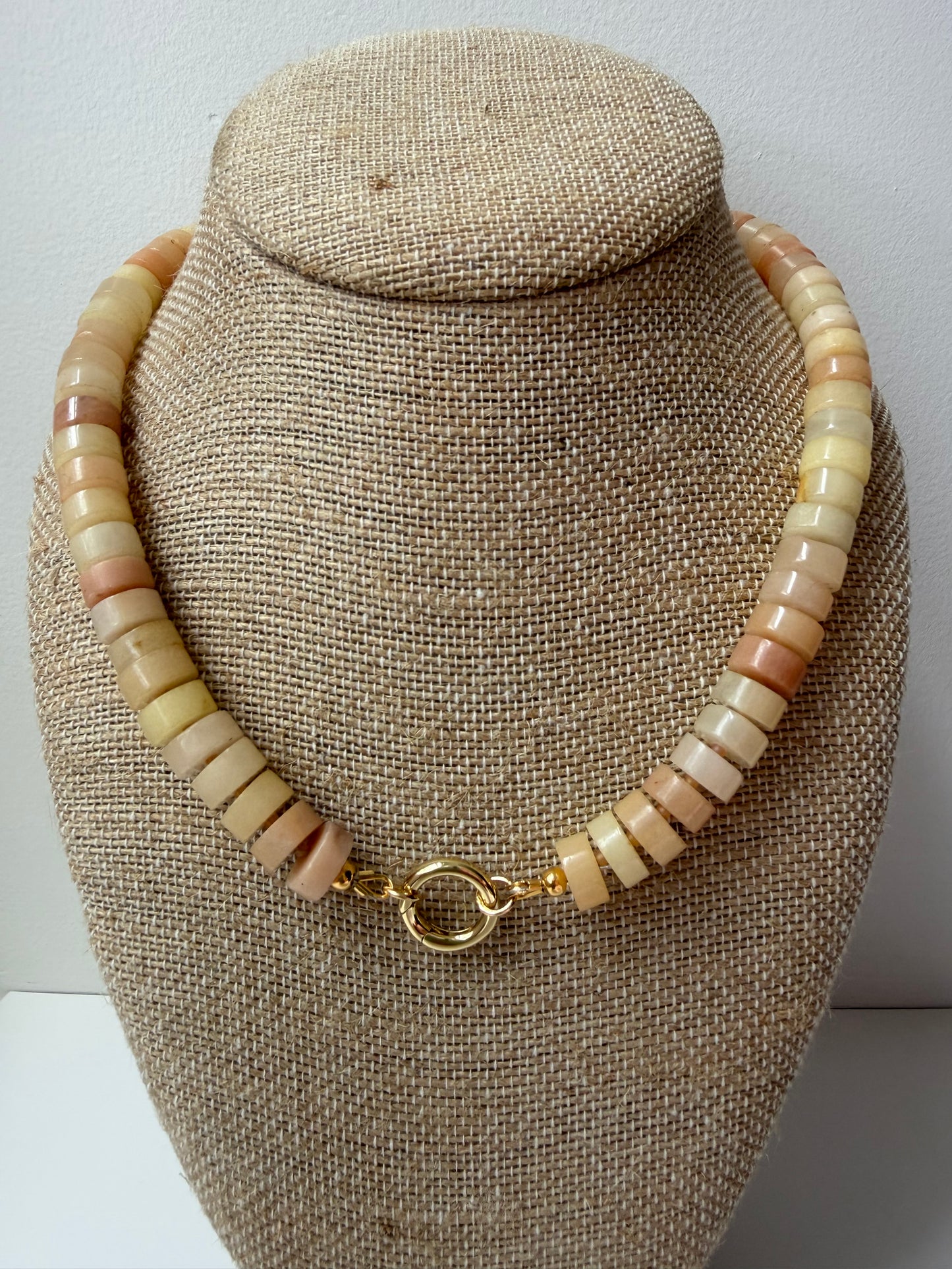 Heishi Gemstone Necklace