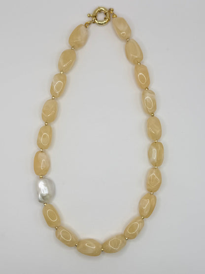 Birdie Pearl Necklace