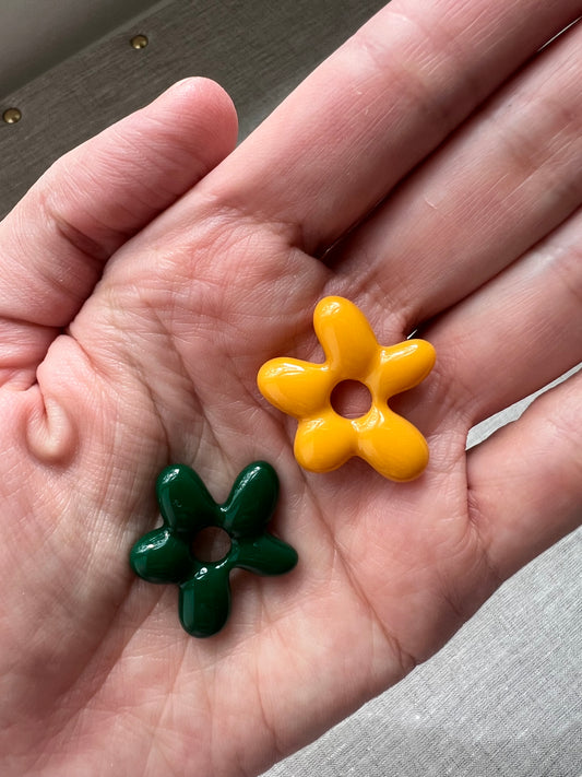 Small Resin Flower Charm