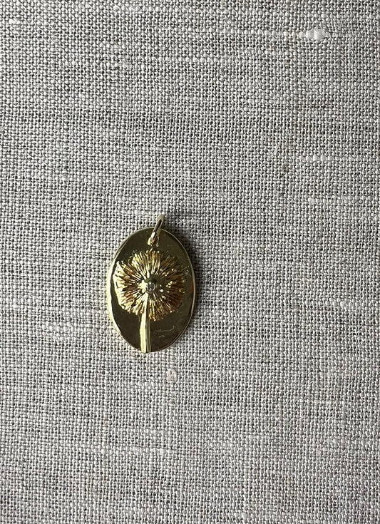 Flower Disc Charm