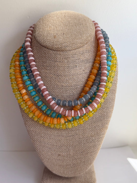 Candy Stripe Necklace