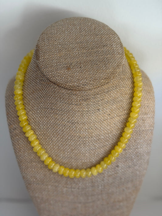 Light Yellow Candy Necklace