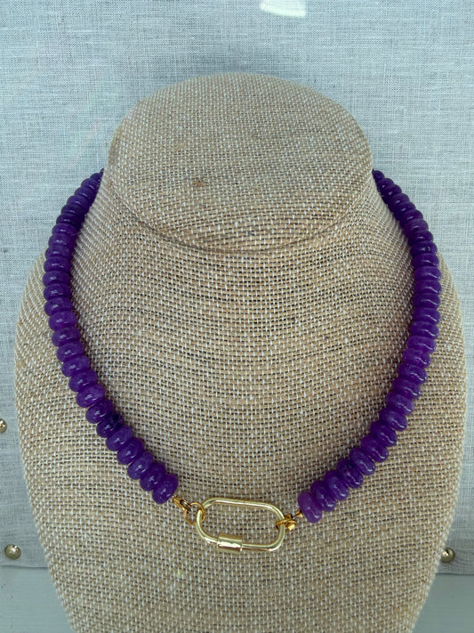 Purple Candy Necklace
