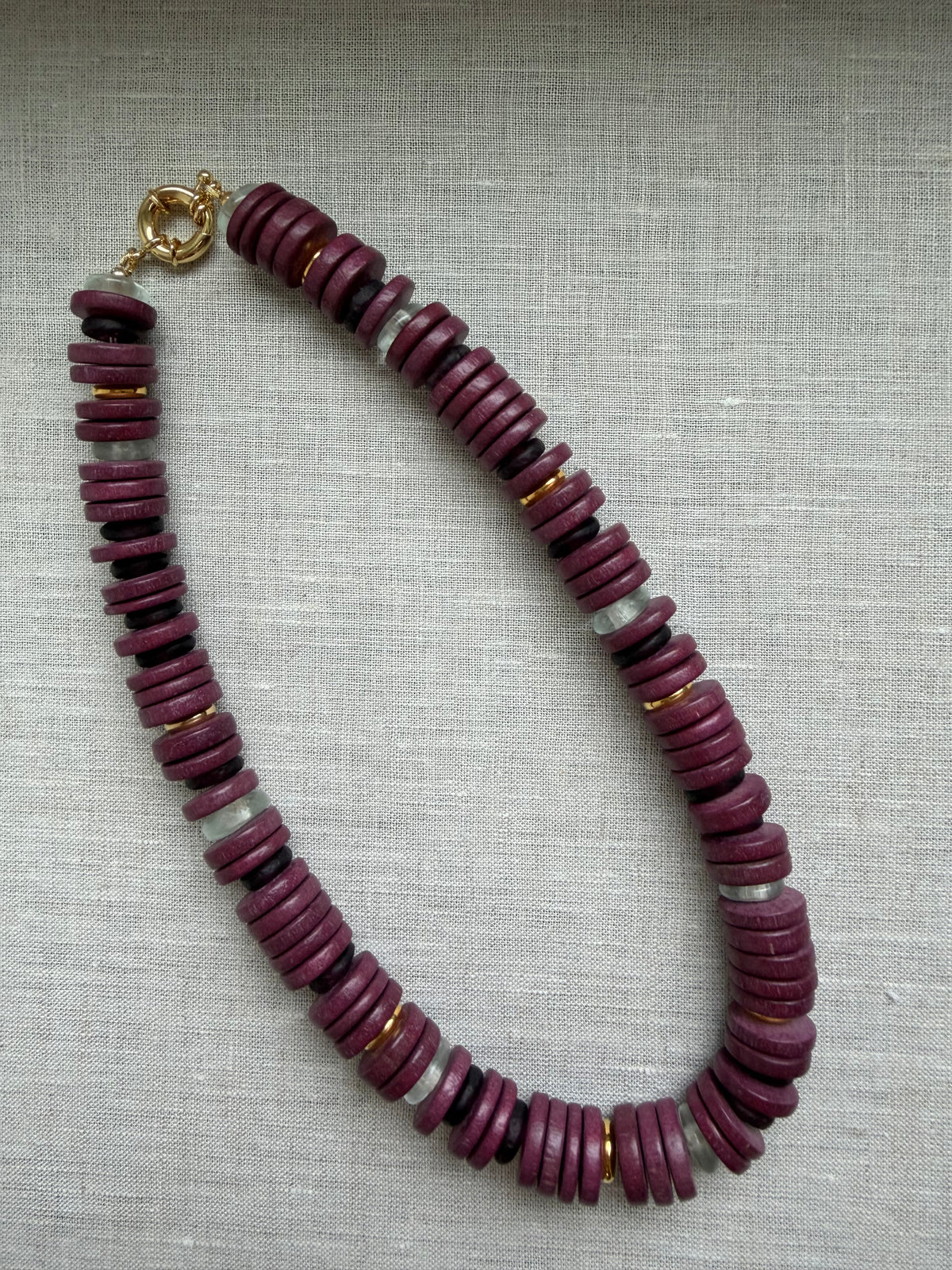 Garnet Chunk Necklace