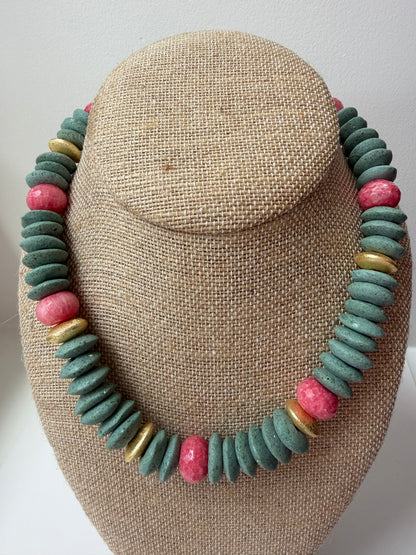 Blooms Sea Glass Necklace