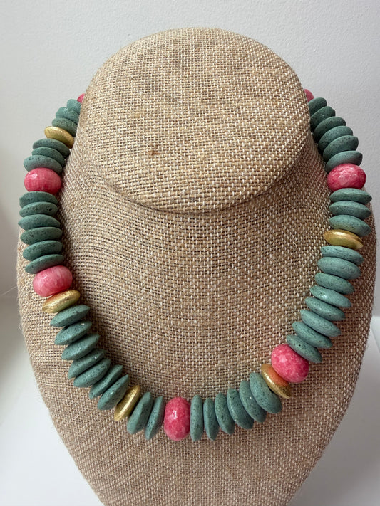 Blooms Sea Glass Necklace