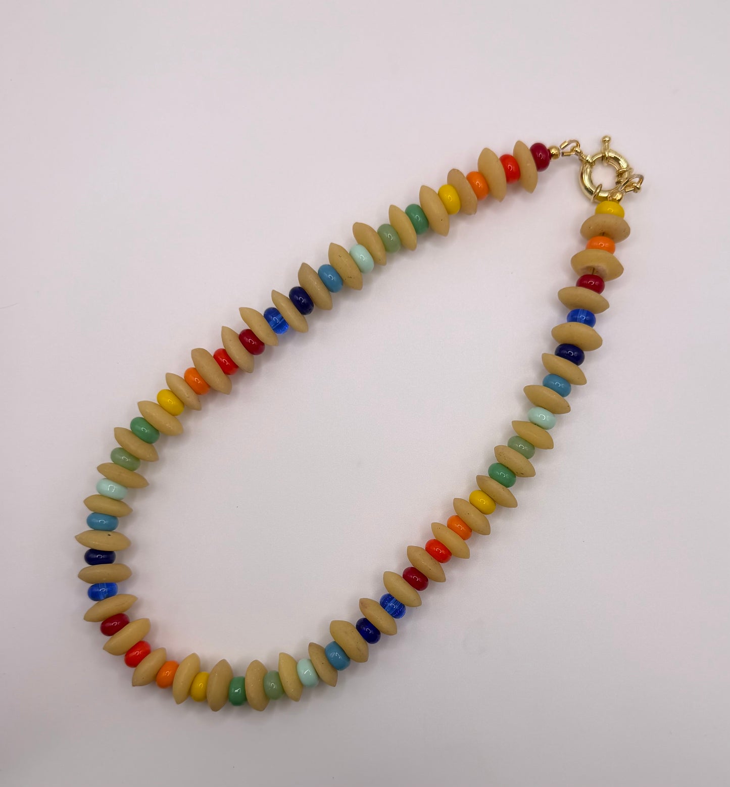 Rainbow Row Sea Glass Necklace