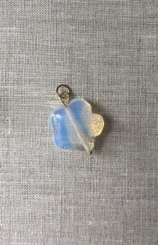 Opalite Flower Charm