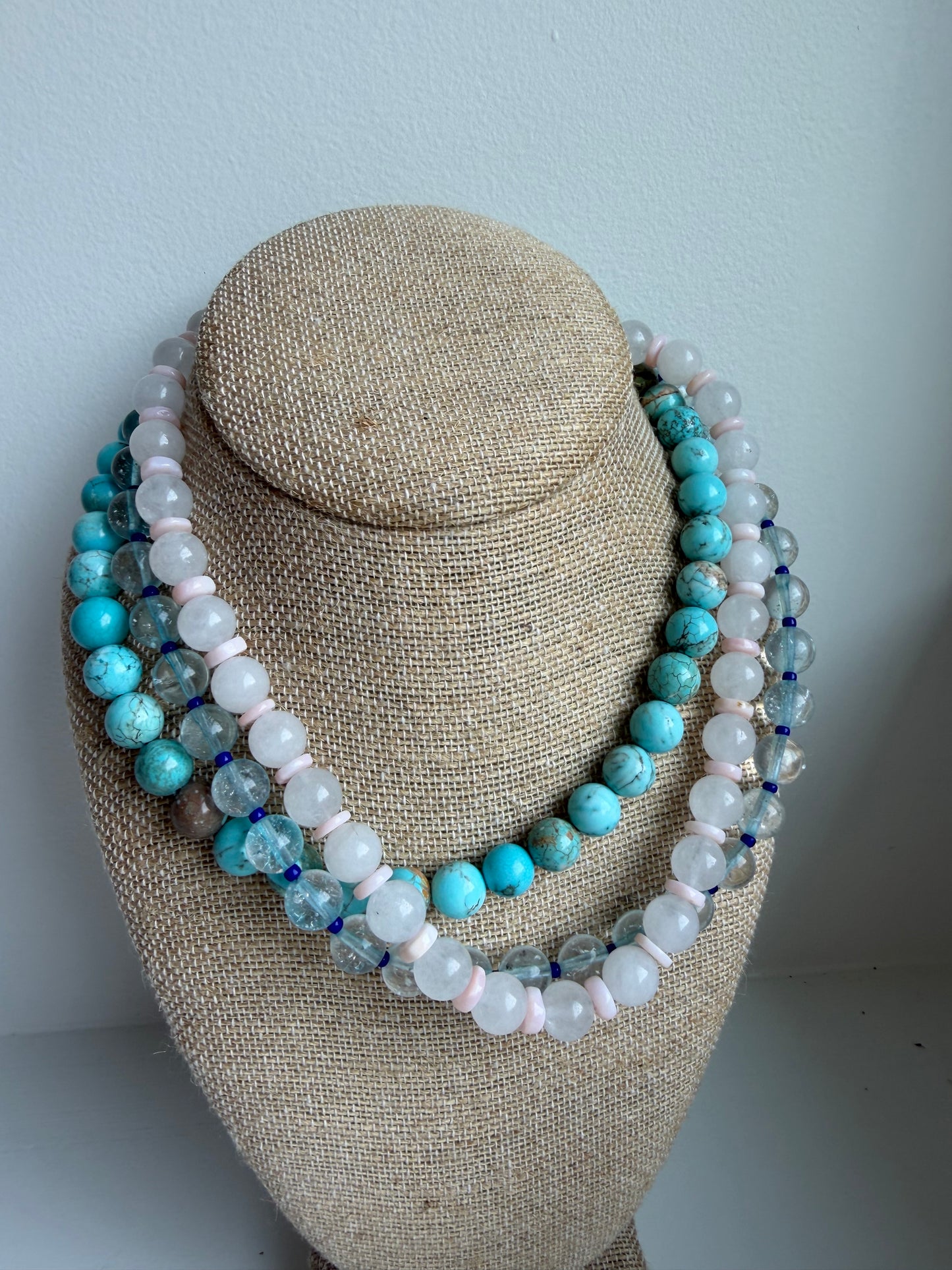 Round Gemstone Necklace