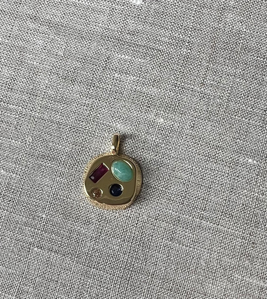 Mosaic Disc Charm