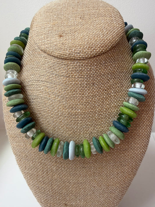 Tidepool Sea Glass Necklace