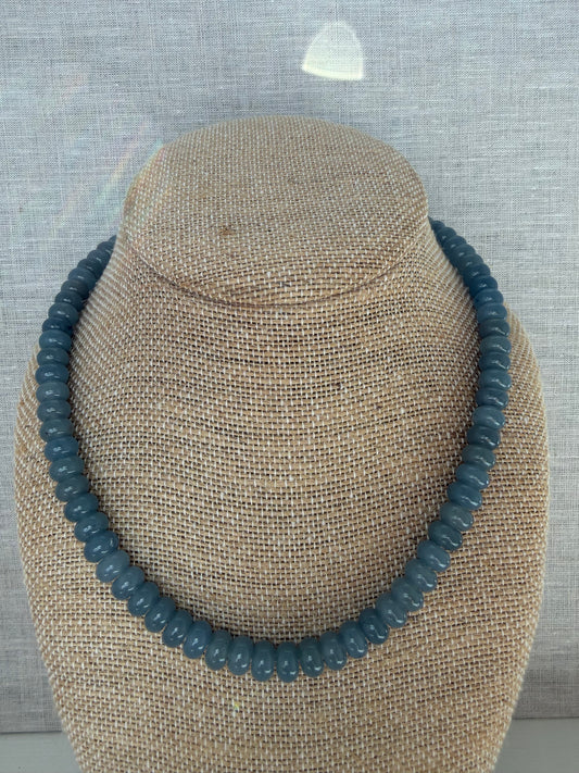 Slate Blue Candy Necklace