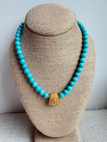 Trapezoid Charm Necklace