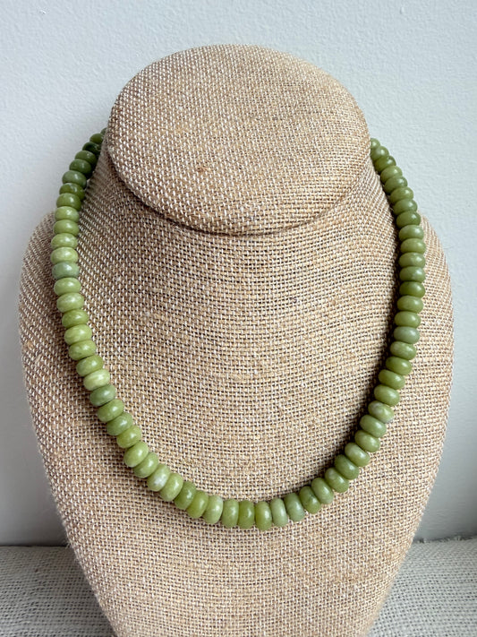 Chartreuse Candy Necklace